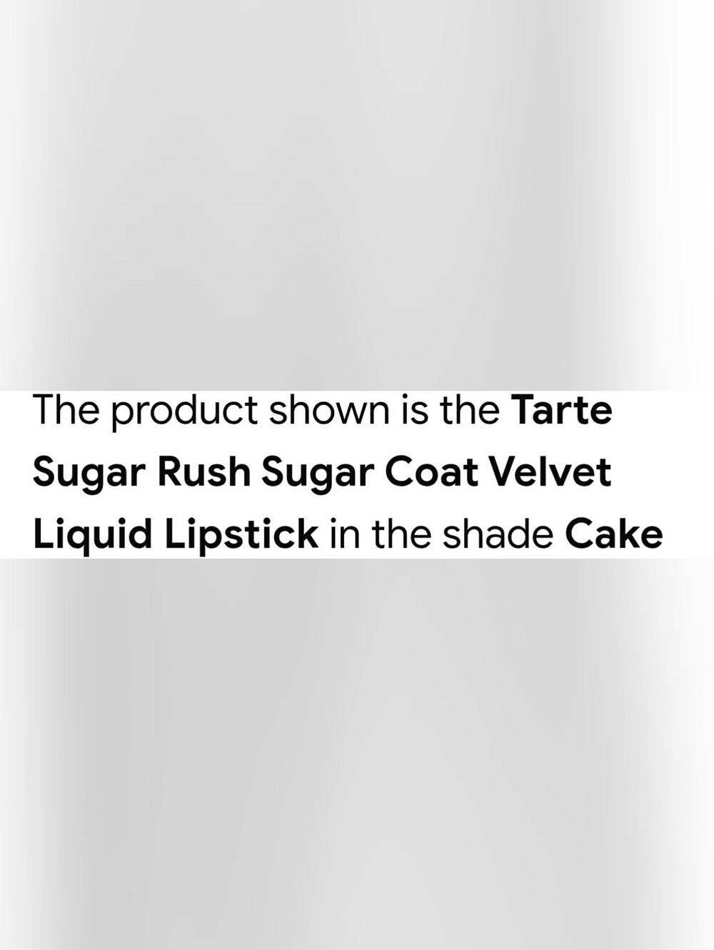 TARTE CAKEPOP SUGAR RUSH SUGARCOAT LIPSTICK - Picture 4 of 5